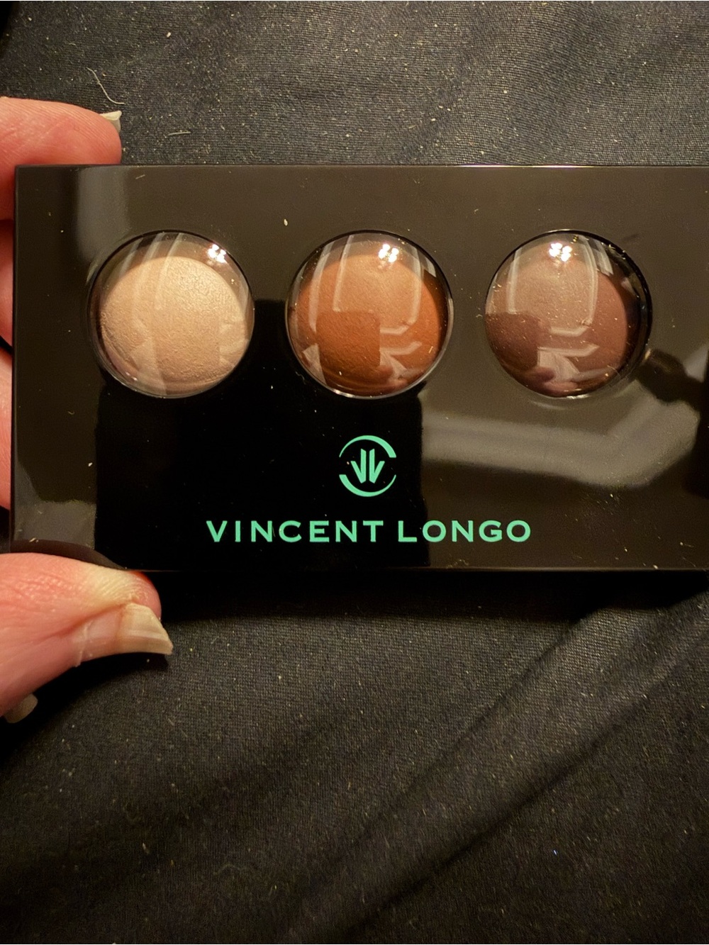 Vincent Longo Warm Neutral Eyeshadow Trio - Beige, Camel, Cocoa